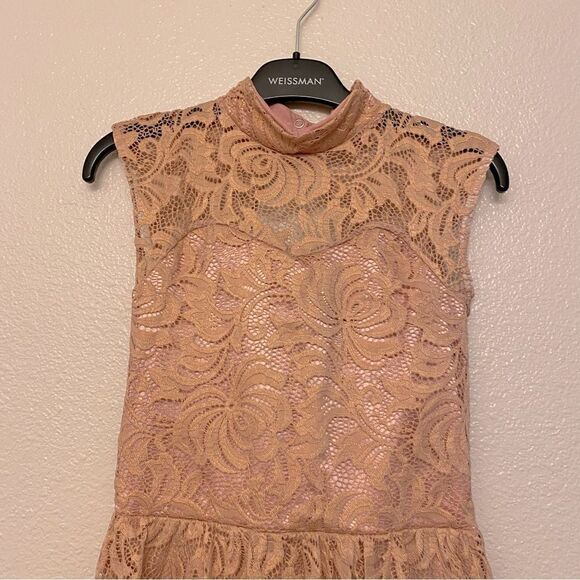 WEISSMAN Dance ballet lyrical dusty pink lace costume MY DESTINY 10124 Child LC - Picture 4 of 11